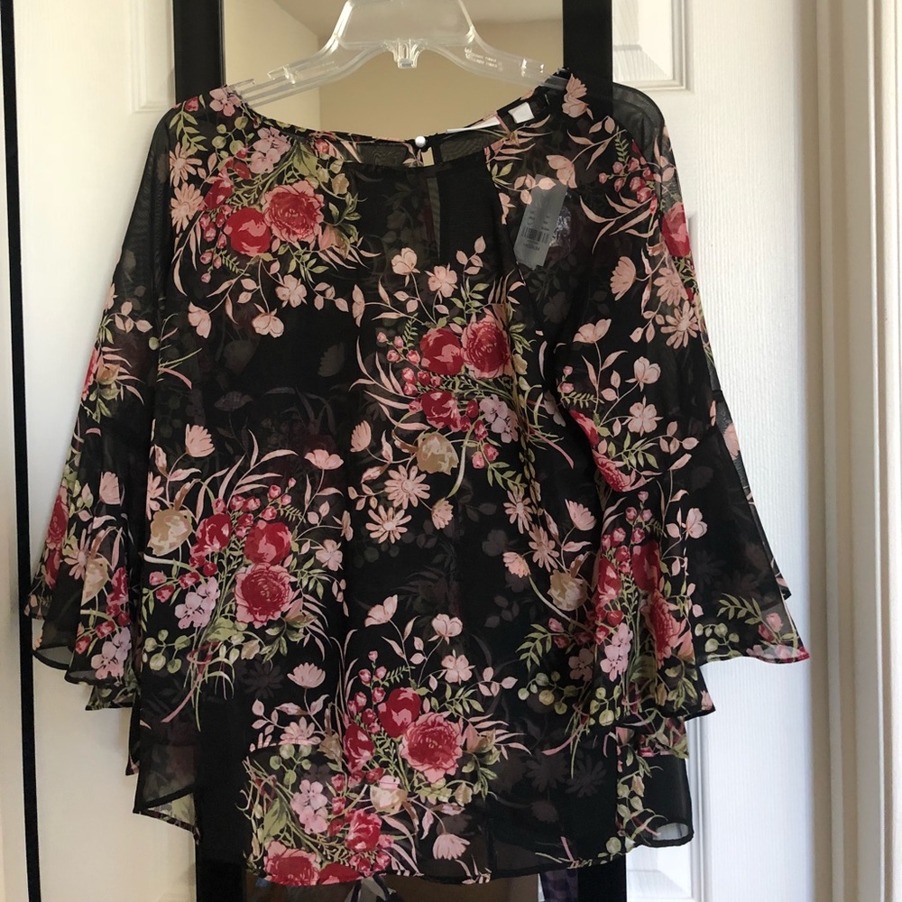 Brand new with tag, never worn chiffon top